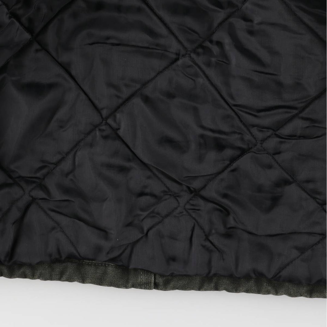 2000'S Carhartt Traditional Padded Duck Work Jacket, Men's XXL cotton Khaki type Vintage Second Hand