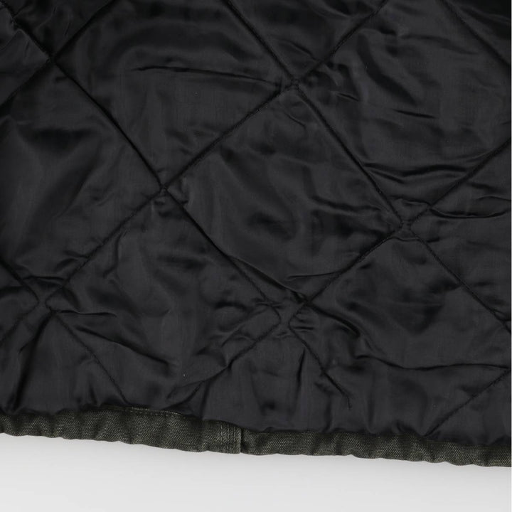 2000'S Carhartt Traditional Padded Duck Work Jacket, Men's XXL cotton Khaki type Vintage Second Hand