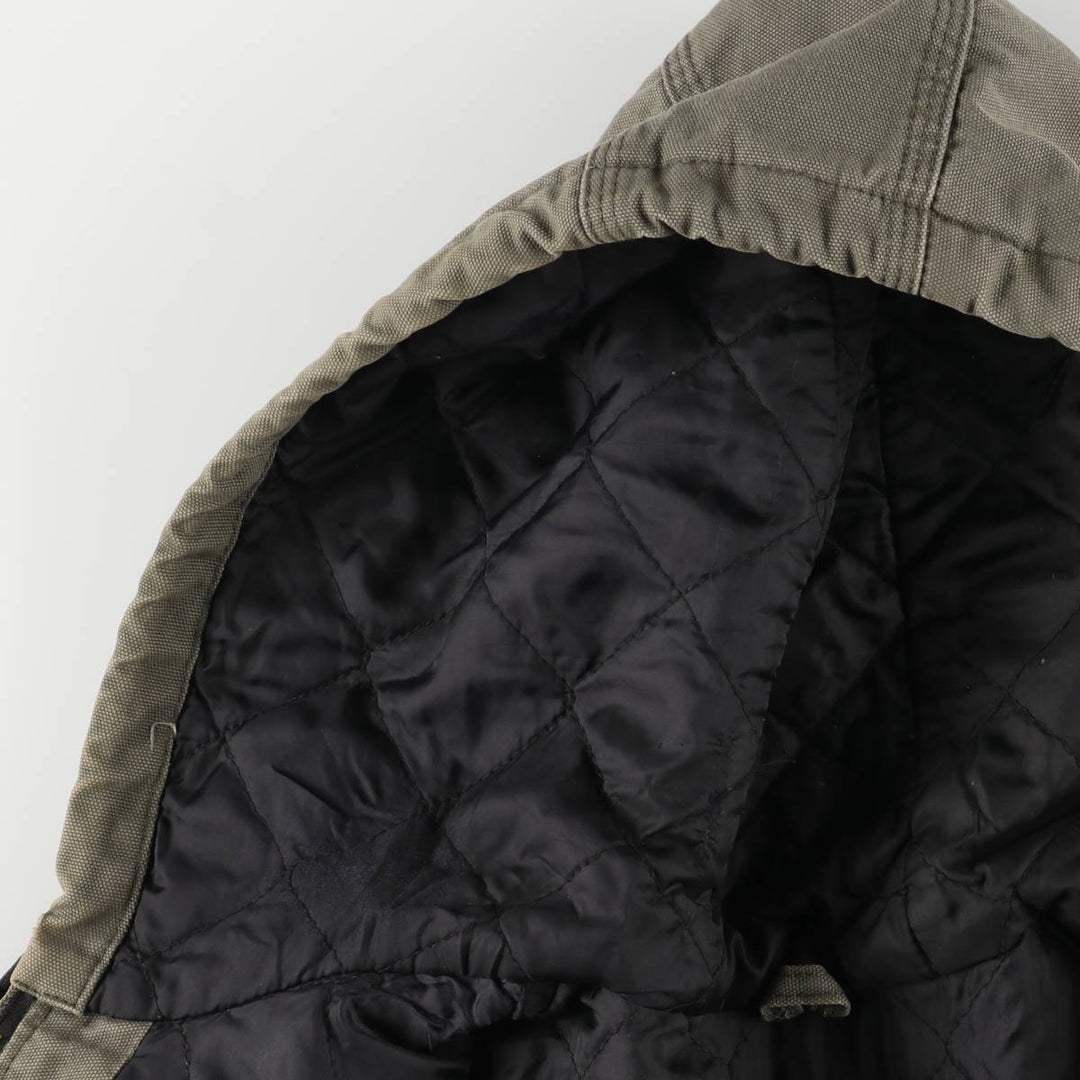 Carhartt Active Jacket, Padded Duck Full-Zip Hoodie, Men's Size L cotton Khaki type Vintage Second Hand