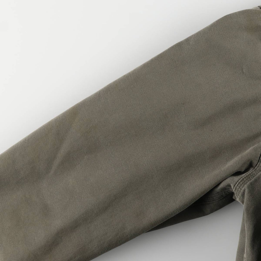 Carhartt Active Jacket, Padded Duck Full-Zip Hoodie, Men's Size L cotton Khaki type Vintage Second Hand