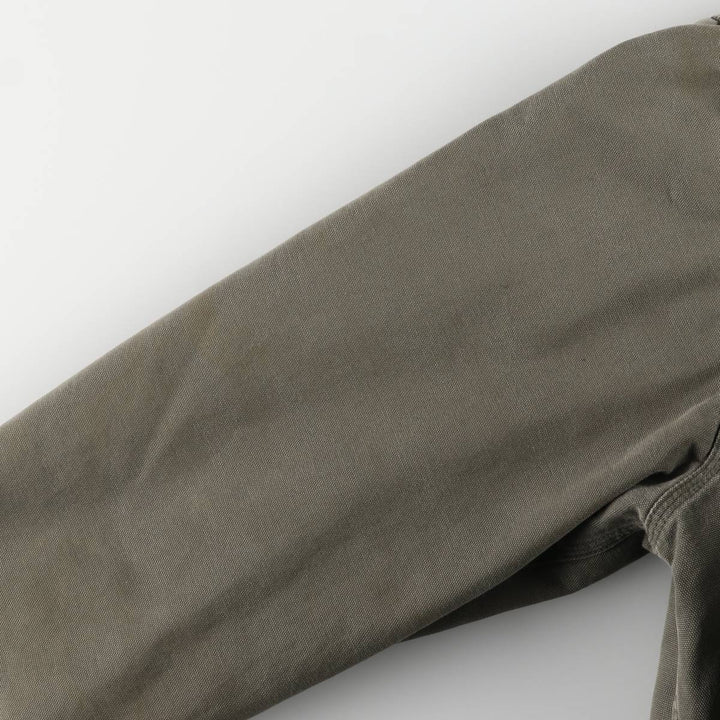 Carhartt Active Jacket, Padded Duck Full-Zip Hoodie, Men's Size L cotton Khaki type Vintage Second Hand