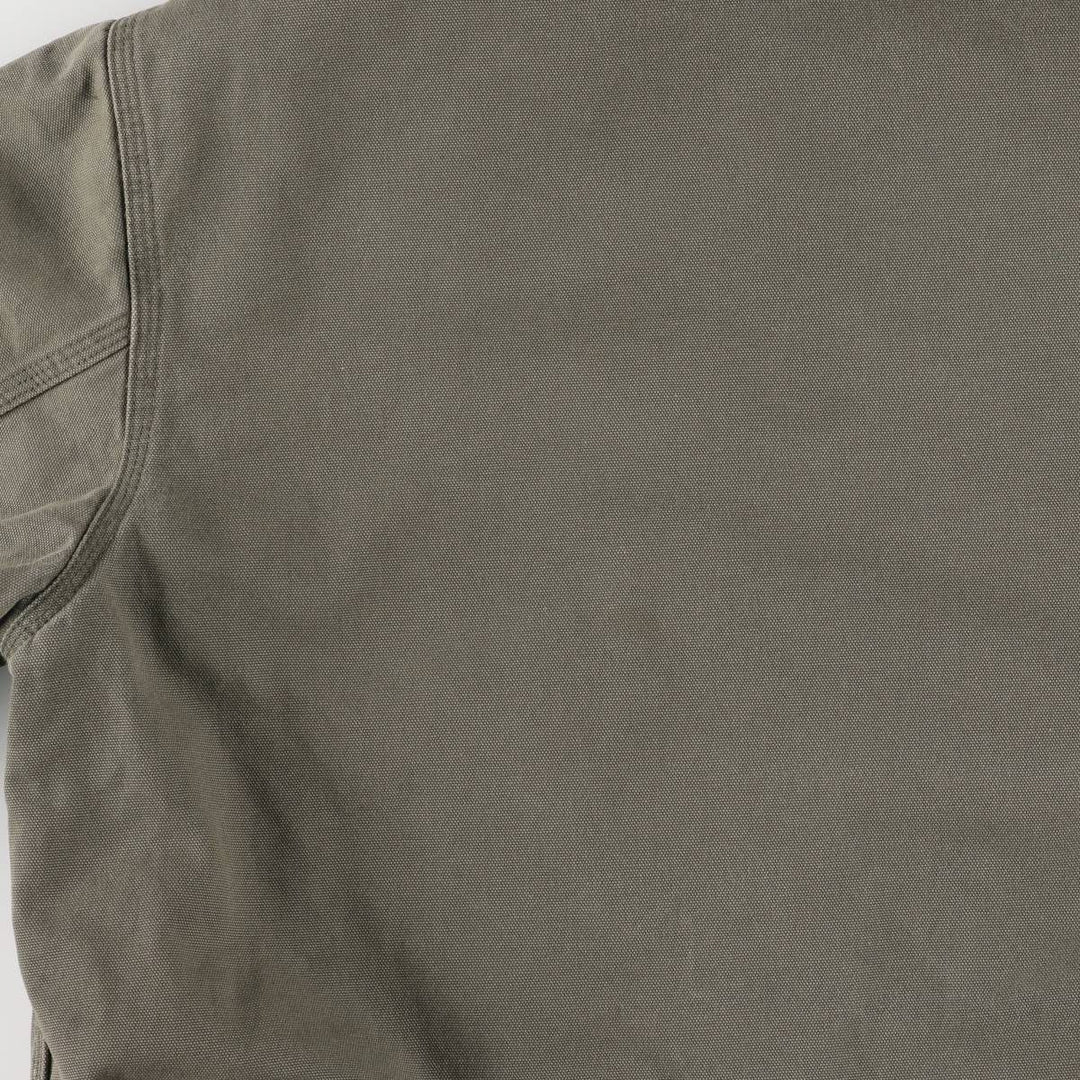 Carhartt Active Jacket, Padded Duck Full-Zip Hoodie, Men's Size L cotton Khaki type Vintage Second Hand