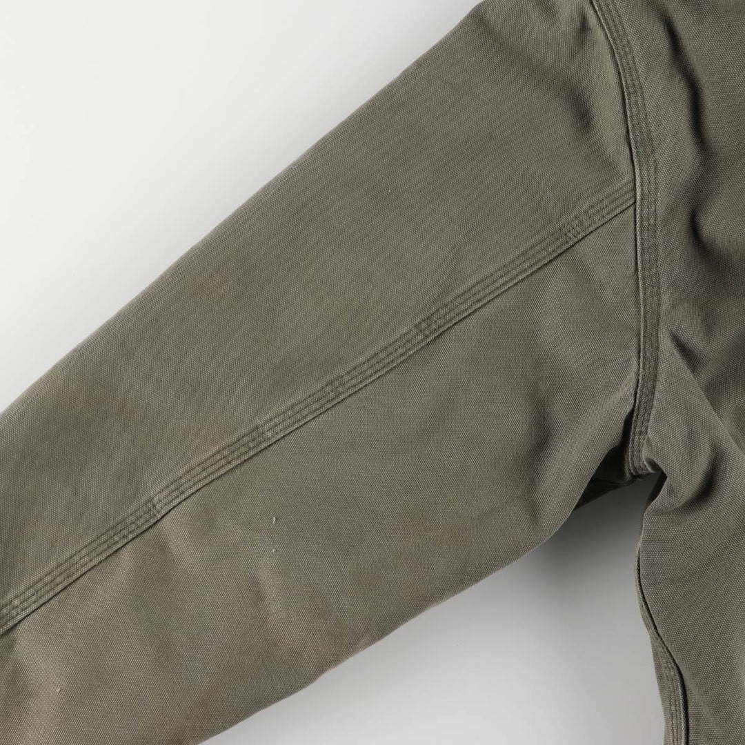 Carhartt Active Jacket, Padded Duck Full-Zip Hoodie, Men's Size L cotton Khaki type Vintage Second Hand