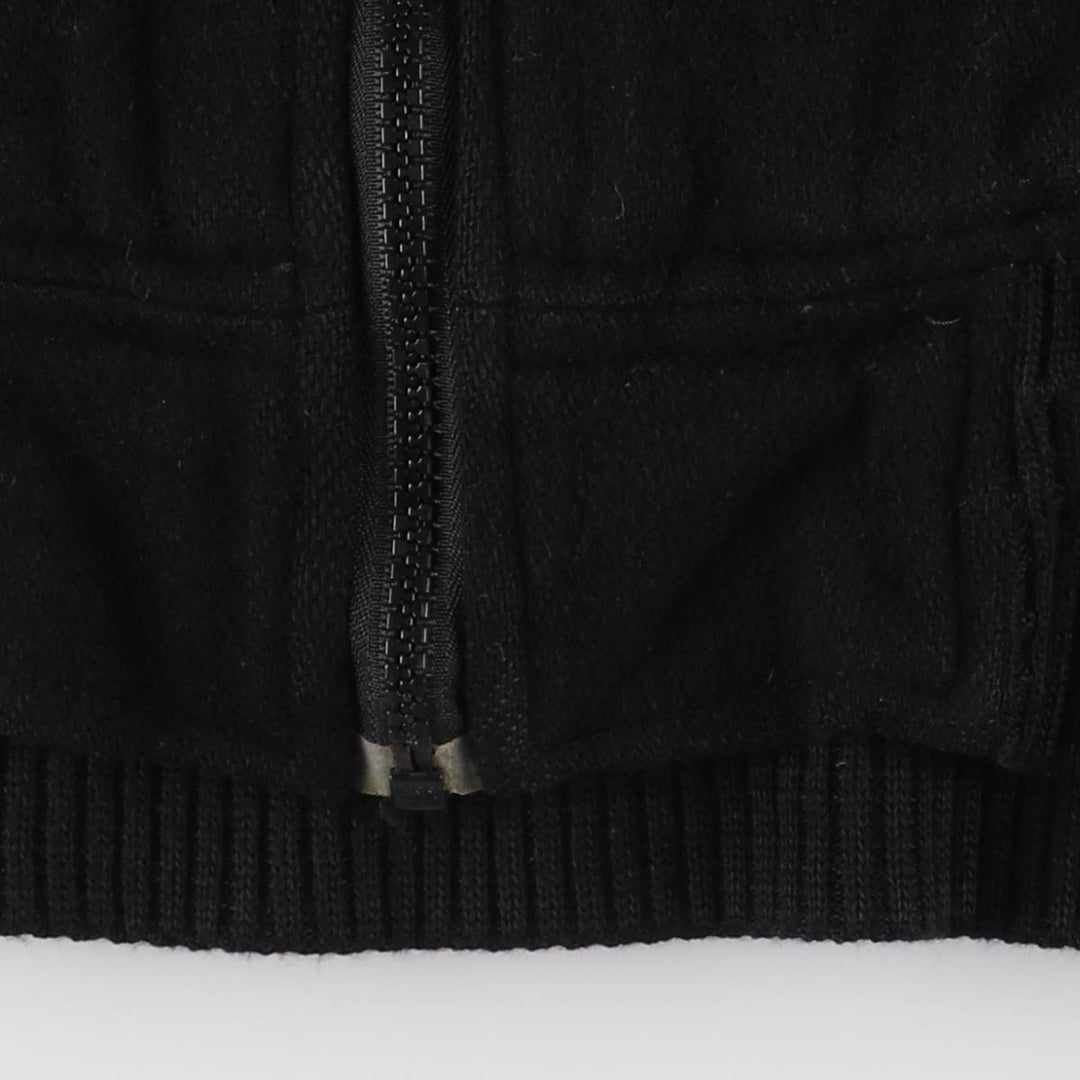 Harley-Davidson Padded Wool Varsity Jacket, Men's Size L Merino wool black type Vintage Second Hand