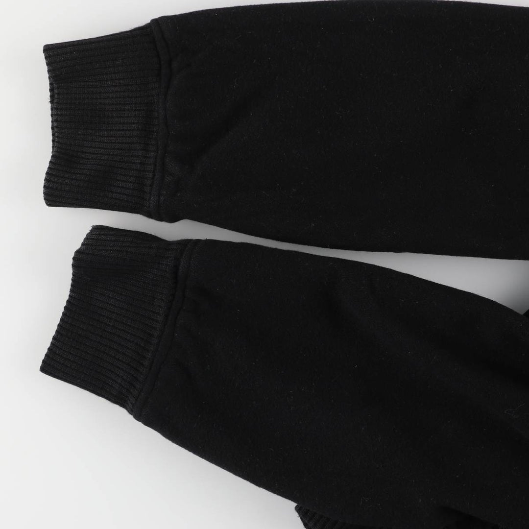 Harley-Davidson Padded Wool Varsity Jacket, Men's Size L Merino wool black type Vintage Second Hand