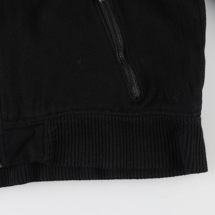 Harley-Davidson Padded Wool Varsity Jacket, Men's Size L Merino wool black type Vintage Second Hand