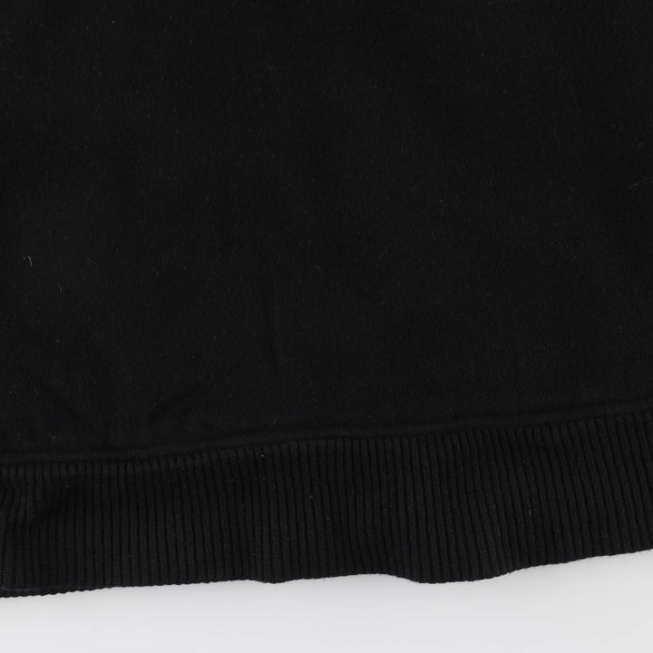 Harley-Davidson Padded Wool Varsity Jacket, Men's Size L Merino wool black type Vintage Second Hand