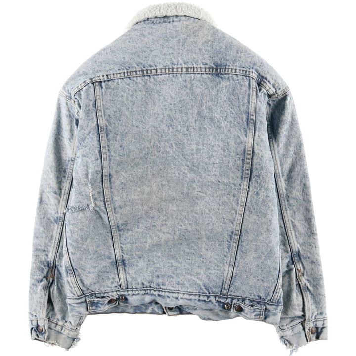 Vintage 1980'S Levi's 70609-0219 denim jacket, made in the USA, size small, men's cotton blue type Vintage Second Hand