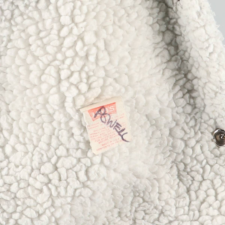 Vintage 1980'S Levi's 70609-0219 denim jacket, made in the USA, size small, men's cotton blue type Vintage Second Hand