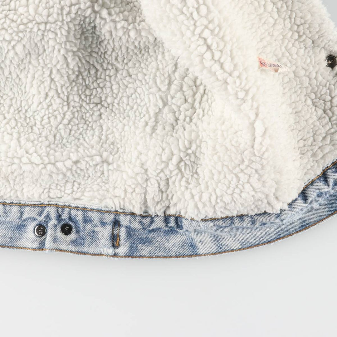 Vintage 1980'S Levi's 70609-0219 denim jacket, made in the USA, size small, men's cotton blue type Vintage Second Hand