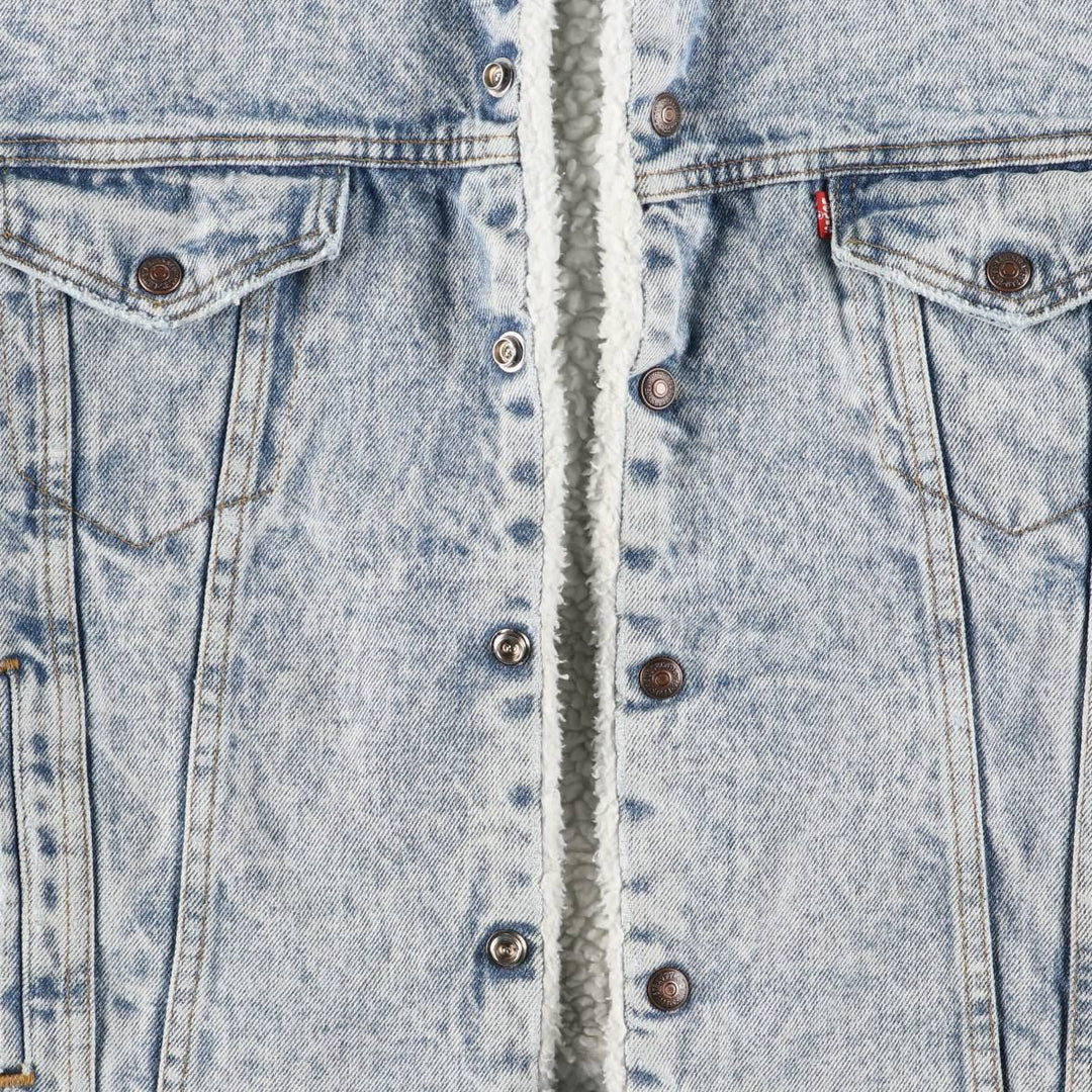 Vintage 1980'S Levi's 70609-0219 denim jacket, made in the USA, size small, men's cotton blue type Vintage Second Hand