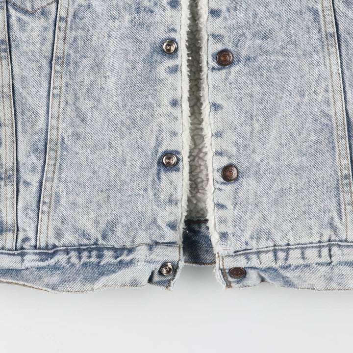 Vintage 1980'S Levi's 70609-0219 denim jacket, made in the USA, size small, men's cotton blue type Vintage Second Hand