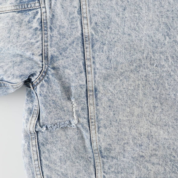 Vintage 1980'S Levi's 70609-0219 denim jacket, made in the USA, size small, men's cotton blue type Vintage Second Hand