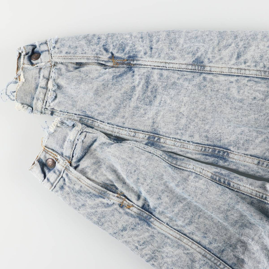 Vintage 1980'S Levi's 70609-0219 denim jacket, made in the USA, size small, men's cotton blue type Vintage Second Hand