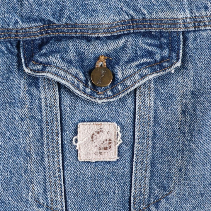 Vintage 80s-90'S Carhartt denim jacket, size L, men's cotton blue type Vintage Second Hand