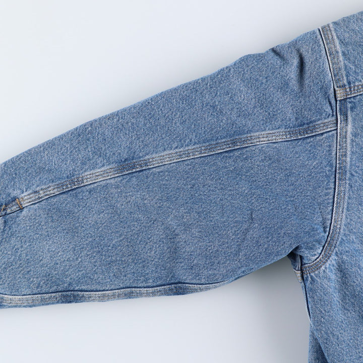 Vintage 80s-90'S Carhartt denim jacket, size L, men's cotton blue type Vintage Second Hand