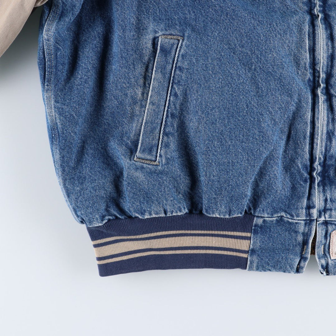 Vintage 80s-90'S Carhartt padded denim jacket, made in the USA, men's size XXL cotton blue type Vintage Second Hand