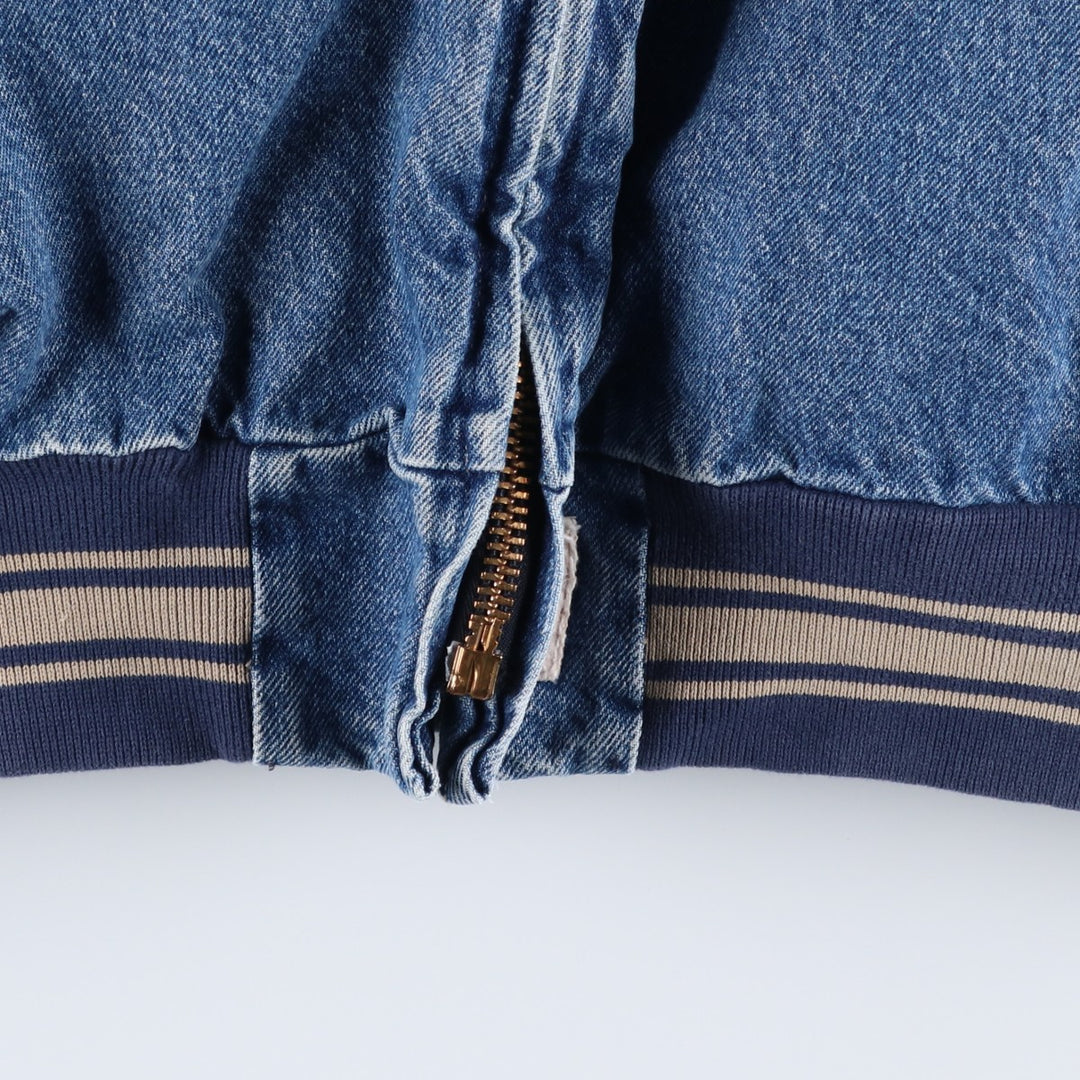 Vintage 80s-90'S Carhartt padded denim jacket, made in the USA, men's size XXL cotton blue type Vintage Second Hand