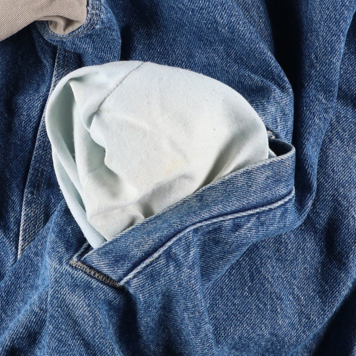 Vintage 80s-90'S Carhartt padded denim jacket, made in the USA, men's size XXL cotton blue type Vintage Second Hand