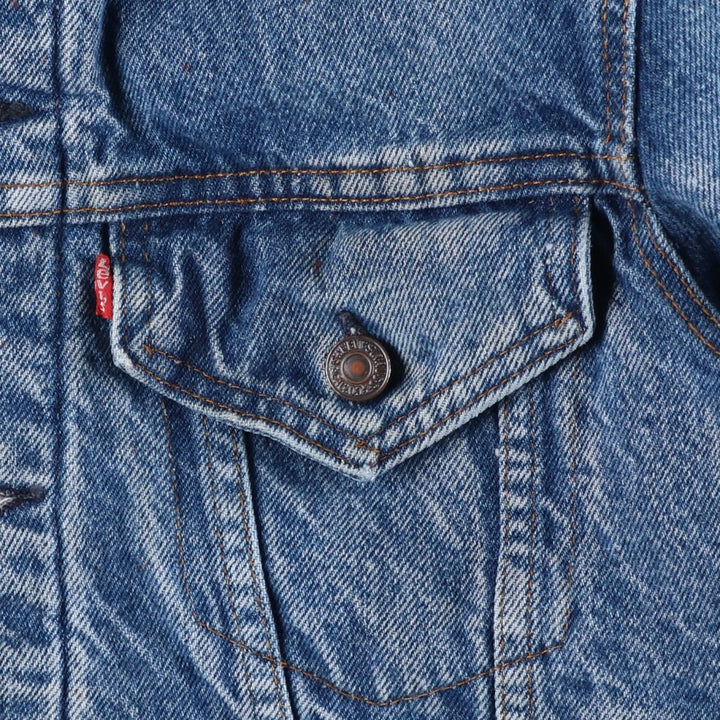 Vintage Levi's 70506-0316 denim jacket, made in the USA, size small, men's. unclear blue type Vintage Second Hand