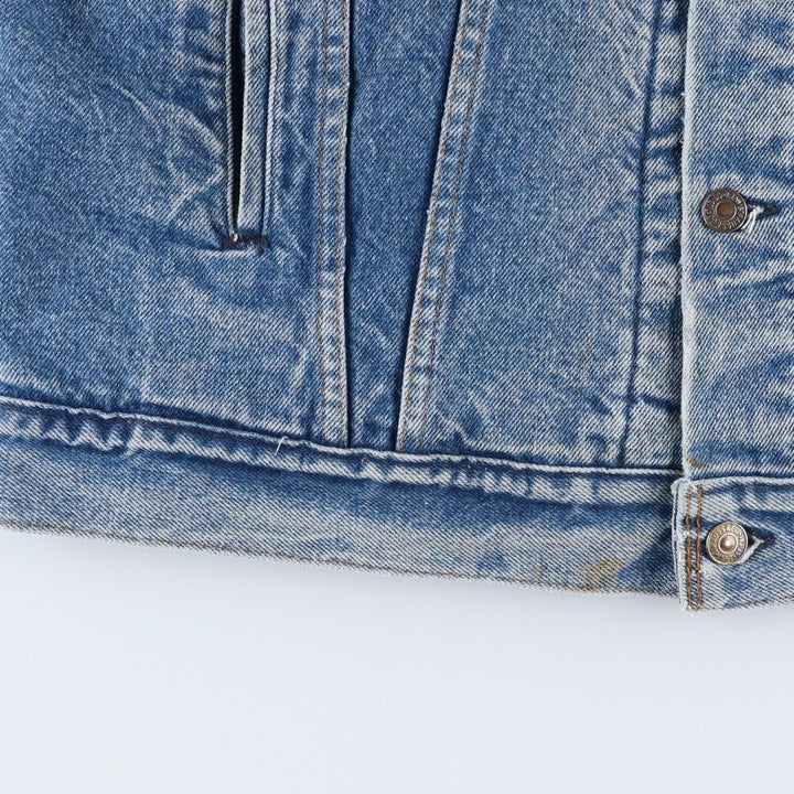 Vintage Levi's 71506-0317 denim jacket, made in the USA, size L. unclear blue type Vintage Second Hand