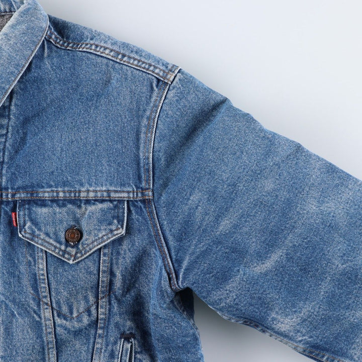 Vintage Levi's 71506-0317 denim jacket, made in the USA, size L. unclear blue type Vintage Second Hand