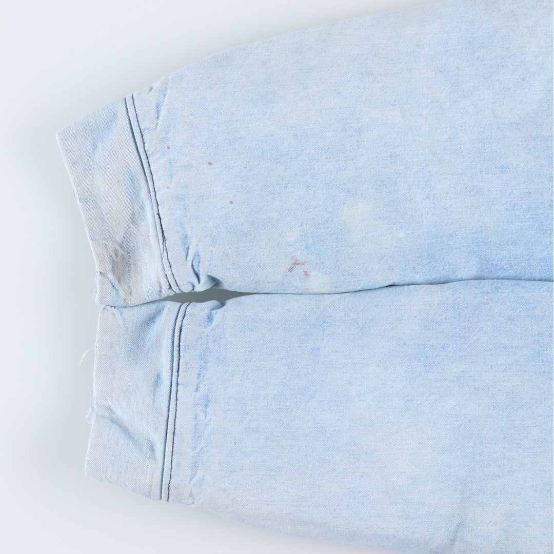 70s~80'S Wrangler BIG BEN denim coveralls made in USA, men's size L, vintage unclear blue type Vintage Second Hand