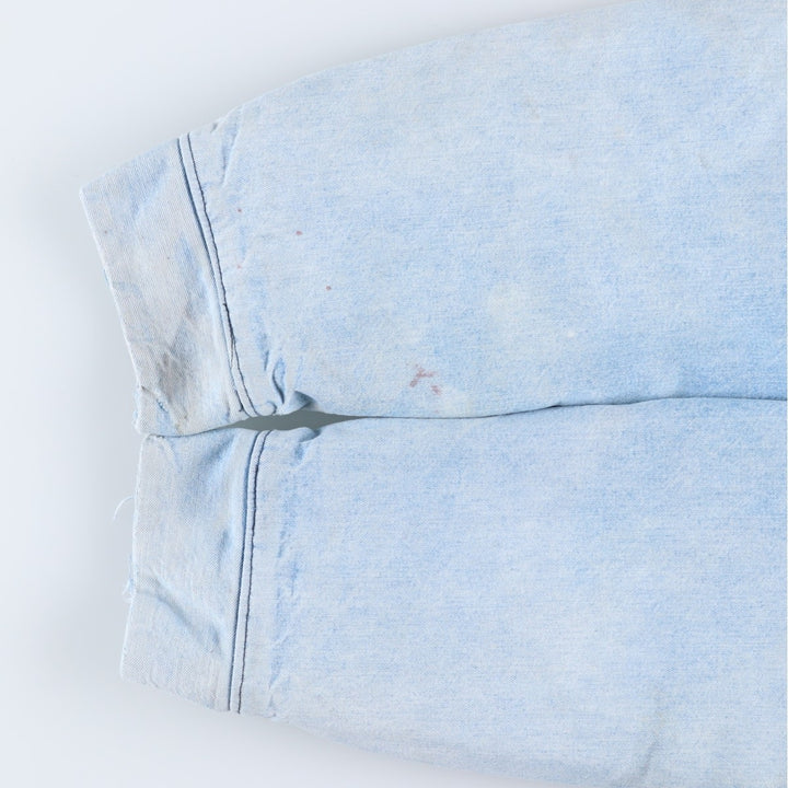 70s~80'S Wrangler BIG BEN denim coveralls made in USA, men's size L, vintage unclear blue type Vintage Second Hand