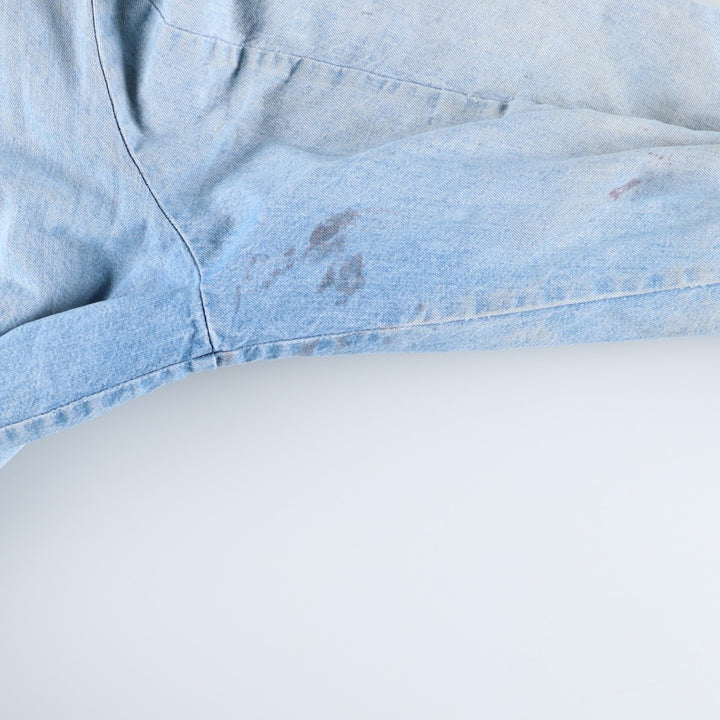 70s~80'S Wrangler BIG BEN denim coveralls made in USA, men's size L, vintage unclear blue type Vintage Second Hand