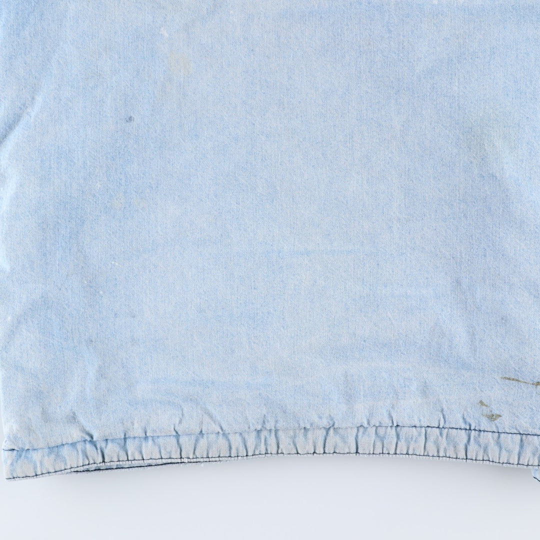 70s~80'S Wrangler BIG BEN denim coveralls made in USA, men's size L, vintage unclear blue type Vintage Second Hand