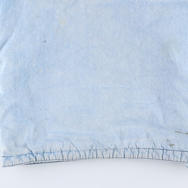 70s~80'S Wrangler BIG BEN denim coveralls made in USA, men's size L, vintage unclear blue type Vintage Second Hand