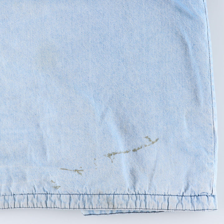 70s~80'S Wrangler BIG BEN denim coveralls made in USA, men's size L, vintage unclear blue type Vintage Second Hand