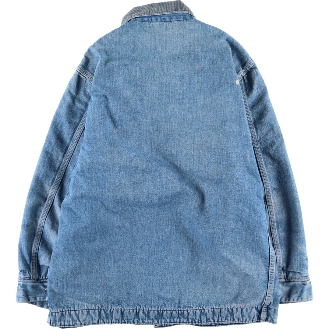 Vintage 1970s-1980'S Sears Work 'n Leisure denim coveralls, men's size L unclear blue type Vintage Second Hand