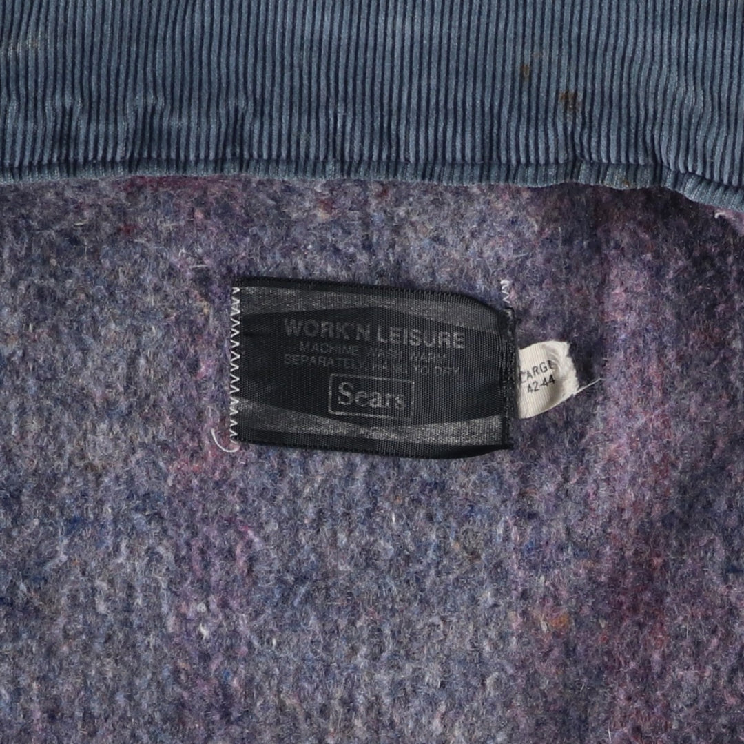 Vintage 1970s-1980'S Sears Work 'n Leisure denim coveralls, men's size L unclear blue type Vintage Second Hand