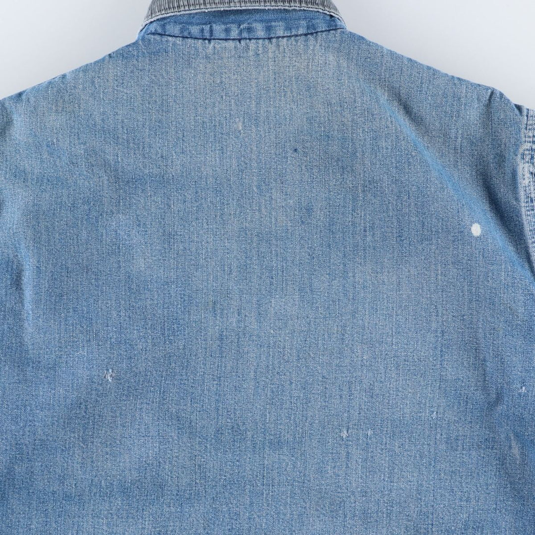 Vintage 1970s-1980'S Sears Work 'n Leisure denim coveralls, men's size L unclear blue type Vintage Second Hand