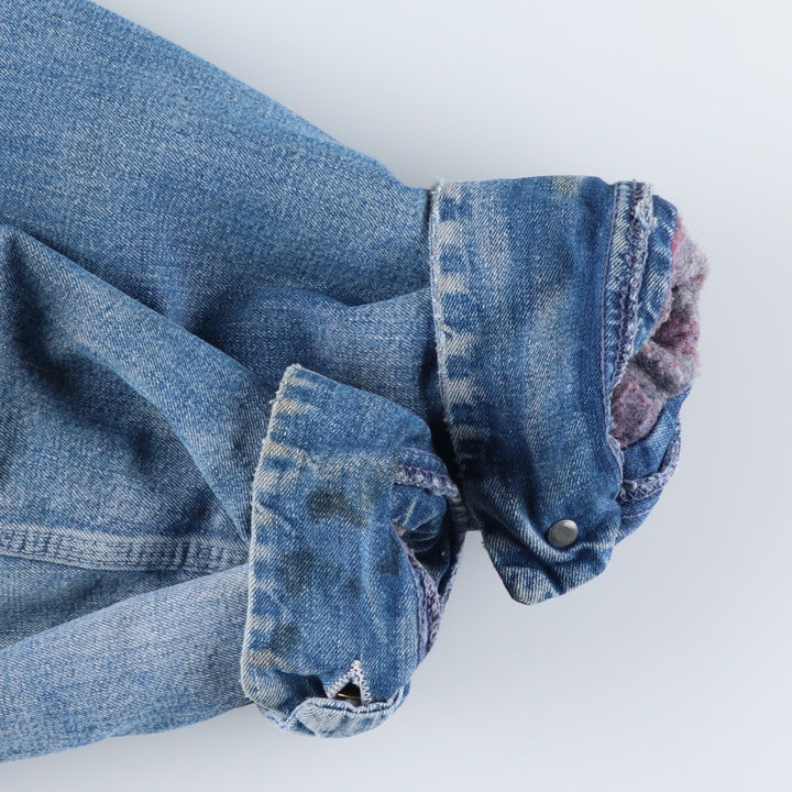 Vintage 1970s-1980'S Sears Work 'n Leisure denim coveralls, men's size L unclear blue type Vintage Second Hand