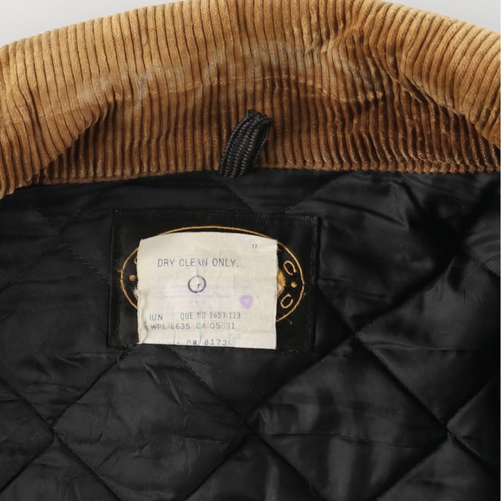 Vintage 80s-90'S WOOLRICH padded wool hunting jacket, made in the USA, men's size XL wool green type Vintage Second Hand