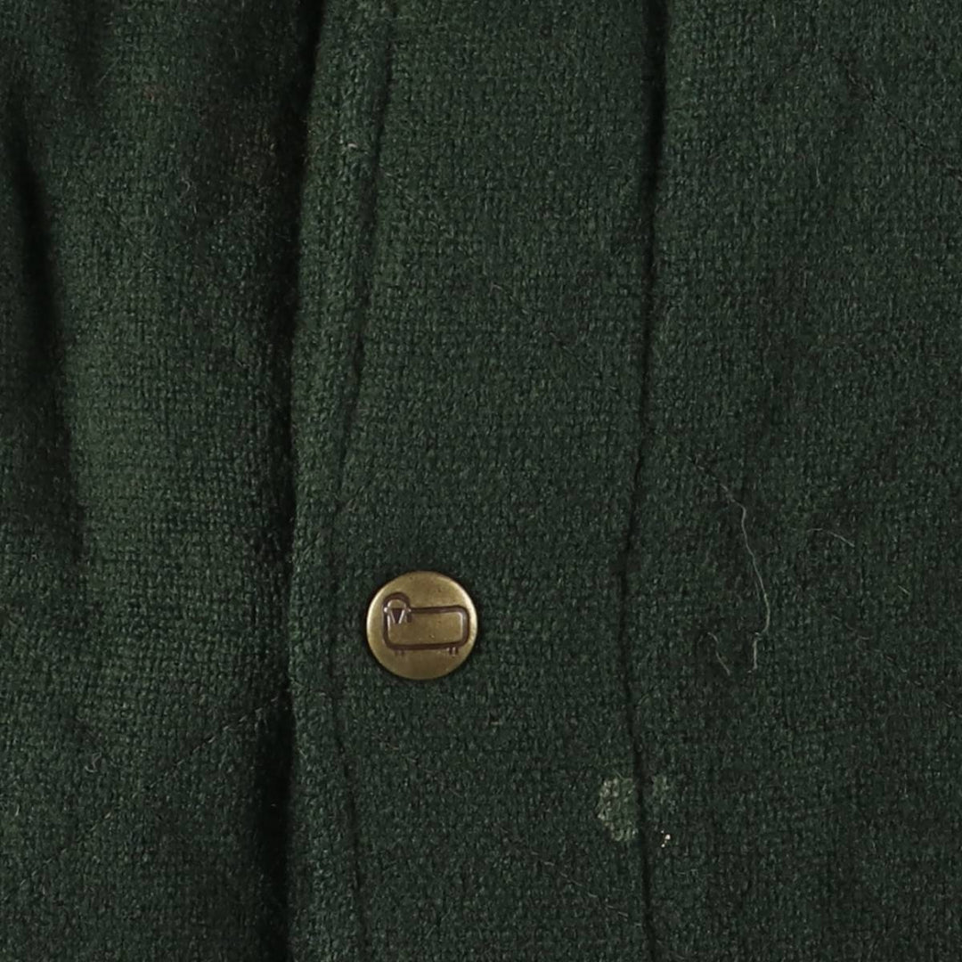 Vintage 80s-90'S WOOLRICH padded wool hunting jacket, made in the USA, men's size XL wool green type Vintage Second Hand