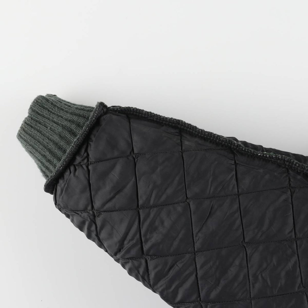 Vintage 80s-90'S WOOLRICH padded wool hunting jacket, made in the USA, men's size XL wool green type Vintage Second Hand