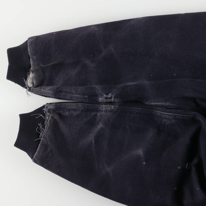 2000'S Carhartt Active Jacket, Padded Duck Full Zip Hoodie, Men's Size XL cotton navy blue type Vintage Second Hand