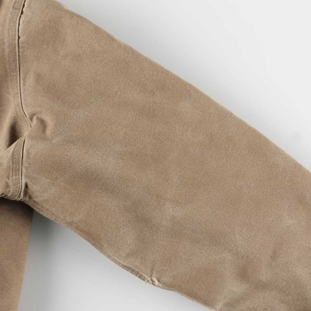 Carhartt Active Jacket, Padded Duck Full-Zip Hoodie, Men's Size L cotton Beige type Vintage Second Hand