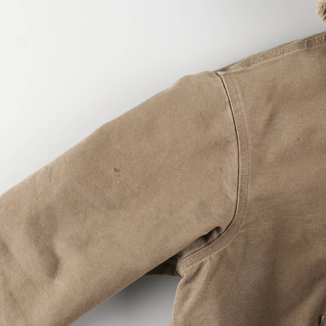 Carhartt Active Jacket, Padded Duck Full-Zip Hoodie, Men's Size L cotton Beige type Vintage Second Hand