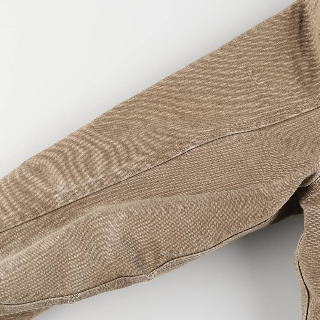 Carhartt Active Jacket, Padded Duck Full-Zip Hoodie, Men's Size L cotton Beige type Vintage Second Hand