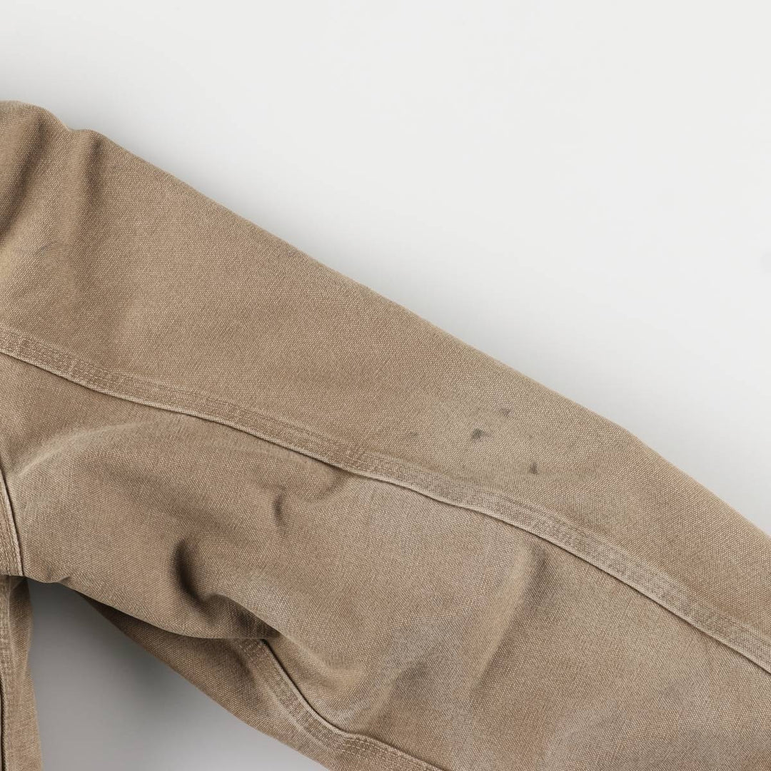 Carhartt Active Jacket, Padded Duck Full-Zip Hoodie, Men's Size L cotton Beige type Vintage Second Hand