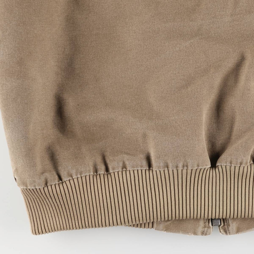 Carhartt Active Jacket, Padded Duck Full-Zip Hoodie, Men's Size L cotton Beige type Vintage Second Hand