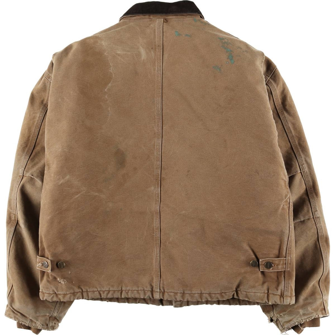 Carhartt Traditional Padded Duck Work Jacket, Men's XL cotton beige type brown Vintage Second Hand