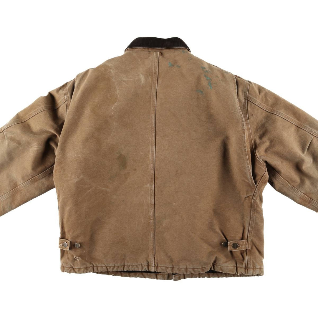 Carhartt Traditional Padded Duck Work Jacket, Men's XL cotton beige type brown Vintage Second Hand