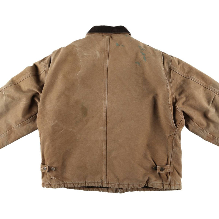 Carhartt Traditional Padded Duck Work Jacket, Men's XL cotton beige type brown Vintage Second Hand
