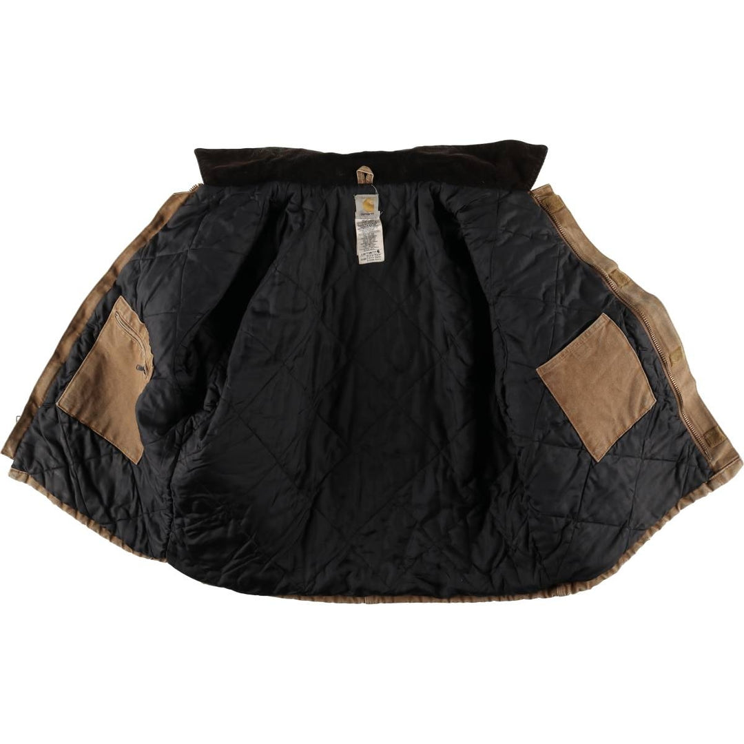 Carhartt Traditional Padded Duck Work Jacket, Men's XL cotton beige type brown Vintage Second Hand