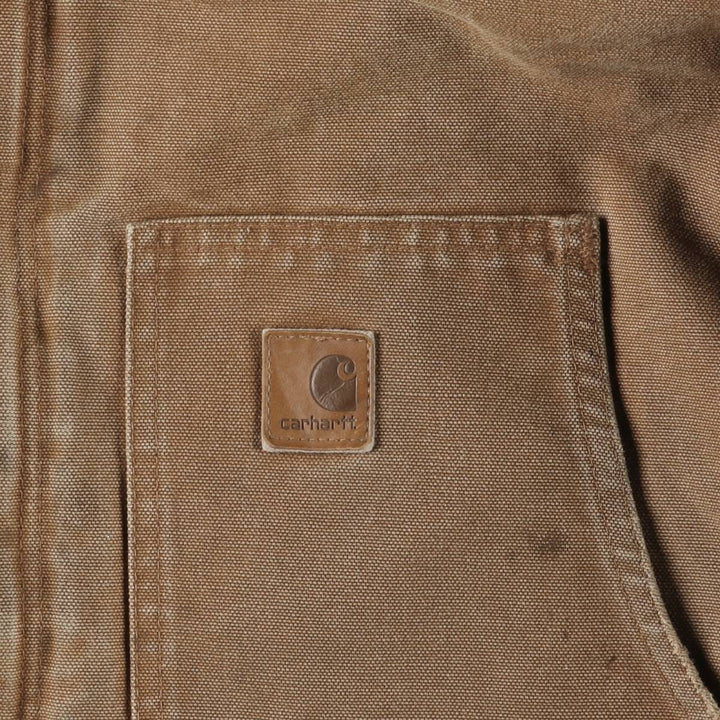 Carhartt Traditional Padded Duck Work Jacket, Men's XL cotton beige type brown Vintage Second Hand